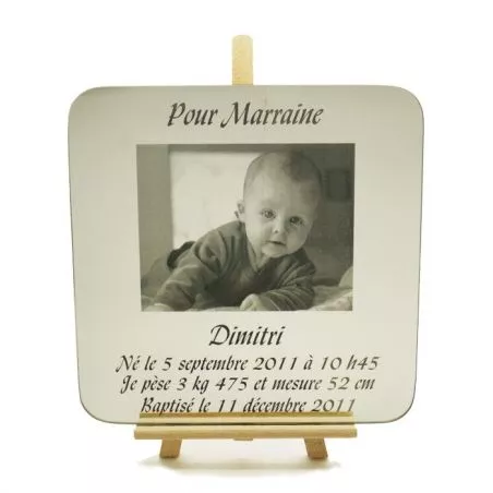 Cadre photo miroir personnalisé Cadre photo miroir personnalisé