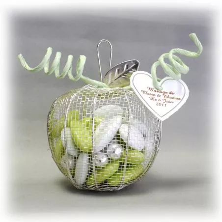 Dragées Mariage - Pomme dragees fer forgé Dragées Mariage - Pomme dragees fer forgé