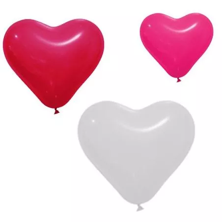 Ballons coeurs X12 Ballons coeurs X12