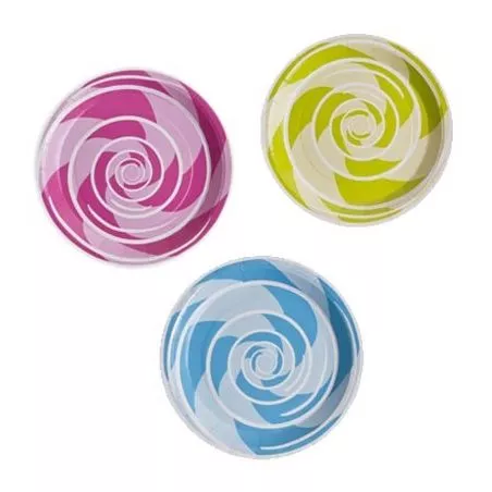 Assiette jetable Spiral X10 Assiette jetable Spiral X10