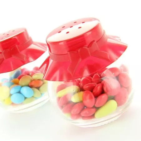 Pot dragée baptême fille Salière Pot dragée baptême fille Salière