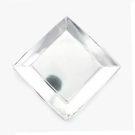 Assiette jetable à dessert (6pièces) - Argent Assiette jetable à dessert (6pièces) - Argent