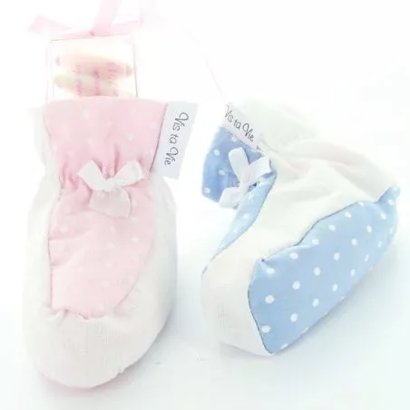 Chausson dragées de naissance Chausson dragées de naissance