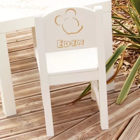 Chaise enfant personnalisée - Mickey mousse Chaise enfant personnalisée - Mickey mousse