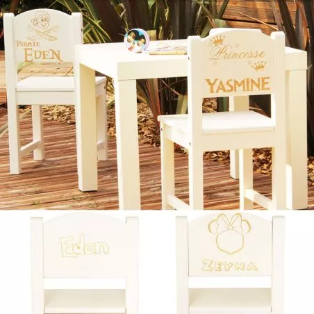 Chaise enfant personnalisée Chaise enfant personnalisée