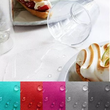 Nappe table Spunbond waterproof effet tissu Nappe table Spunbond waterproof effet tissu