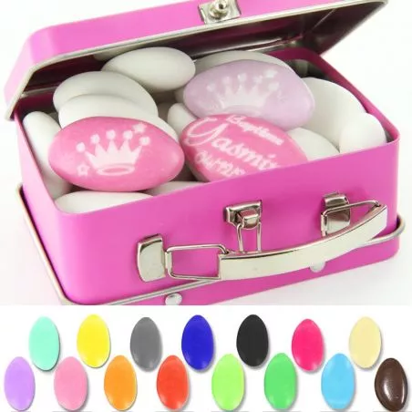 Dragées personnalisées bapteme fille - Couronne princesse Dragées personnalisées bapteme fille - Couronne princesse