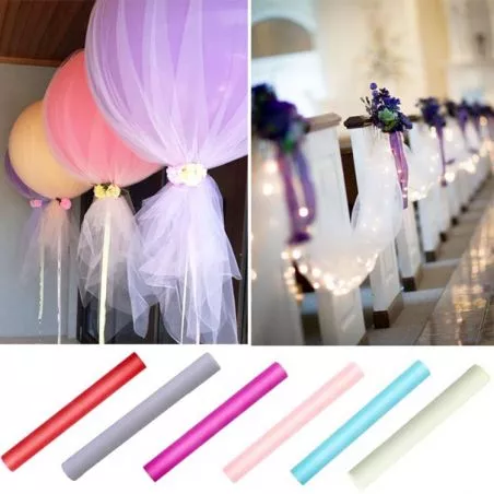 Tulle en rouleau pas cher format XL 80cm x 25m Tulle en rouleau pas cher format XL 80cm x 25m