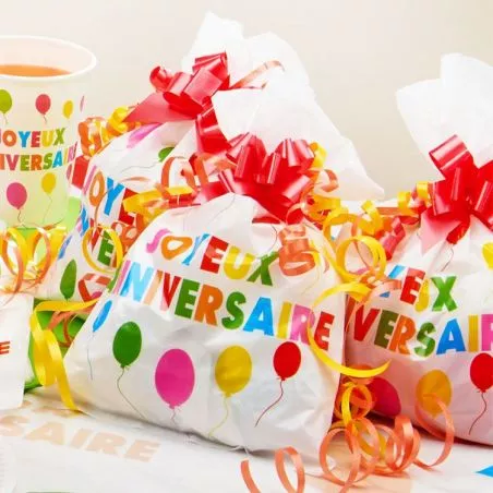 6 Sac bonbons Joyeux Anniversaire 6 Sac bonbons Joyeux Anniversaire