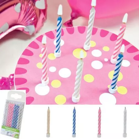 Bougie magique gateau anniversaire 10psc Bougie magique gateau anniversaire 10psc