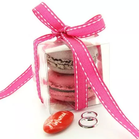 10 boites Macaron transparent 10 boites Macaron transparent