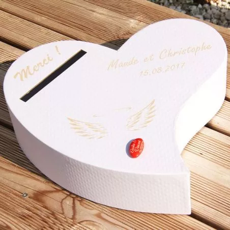 Urne personnalisée - Coeur Urne personnalisée - Coeur