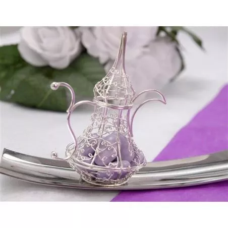 Théière à Dragées fer forgé Or ou Argent Théière à Dragées fer forgé Or ou Argent