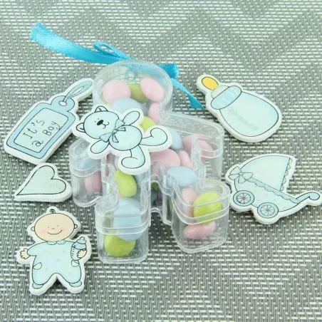 Stickers NAISSANCE assortis lot de 6 Stickers NAISSANCE assortis lot de 6