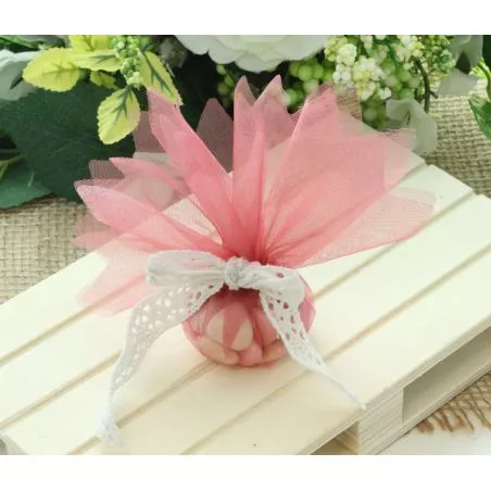Tulles Voile festonné Nacré X25 Tulles Voile festonné Nacré X25
