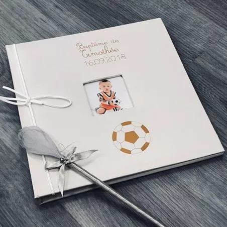 Livre d'or personnalisé / Album photo - Foot Livre d'or personnalisé / Album photo - Foot
