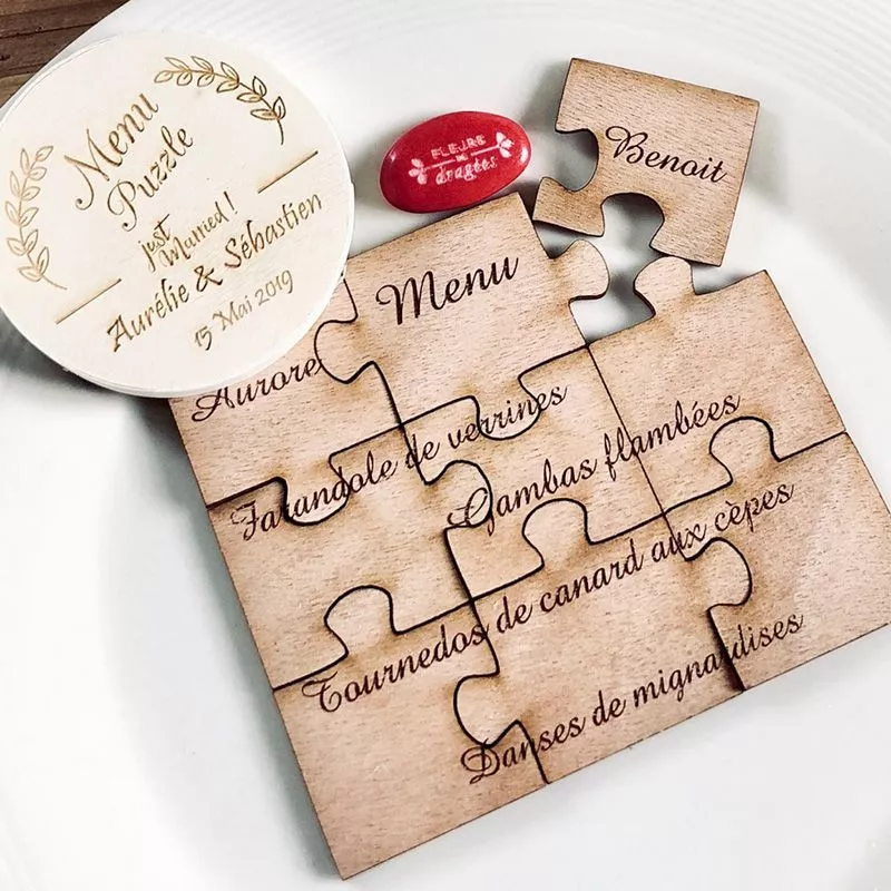 Menu puzzle personnalisé (Animation d'invitée) Menu puzzle personnalisé (Animation d'invitée)