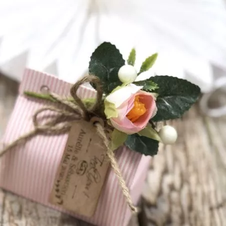 Mini déco Bouquet Pivoine (lot de 12) - Rose Mini déco Bouquet Pivoine (lot de 12) - Rose