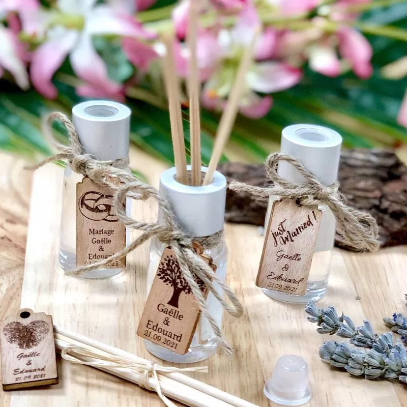 Mini Diffuseur parfum personnalisé Mariage (lot de 10) Mini Diffuseur parfum personnalisé Mariage (lot de 10)