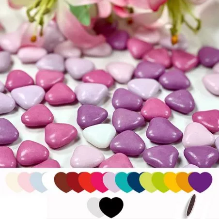 Dragées Coeurs chocolat pas cher 500gr Dragées Coeurs chocolat pas cher 500gr