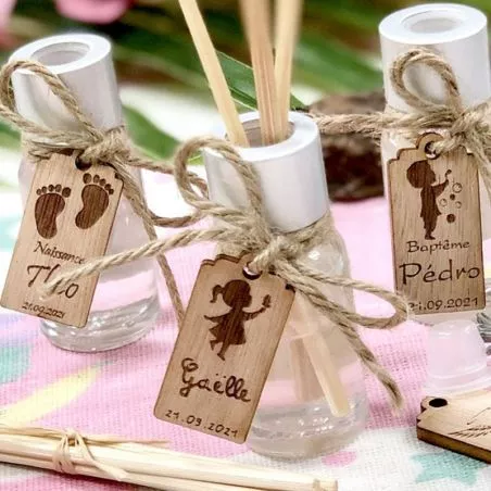 Étiquette bois Mini personnalisée Étiquette bois Mini personnalisée