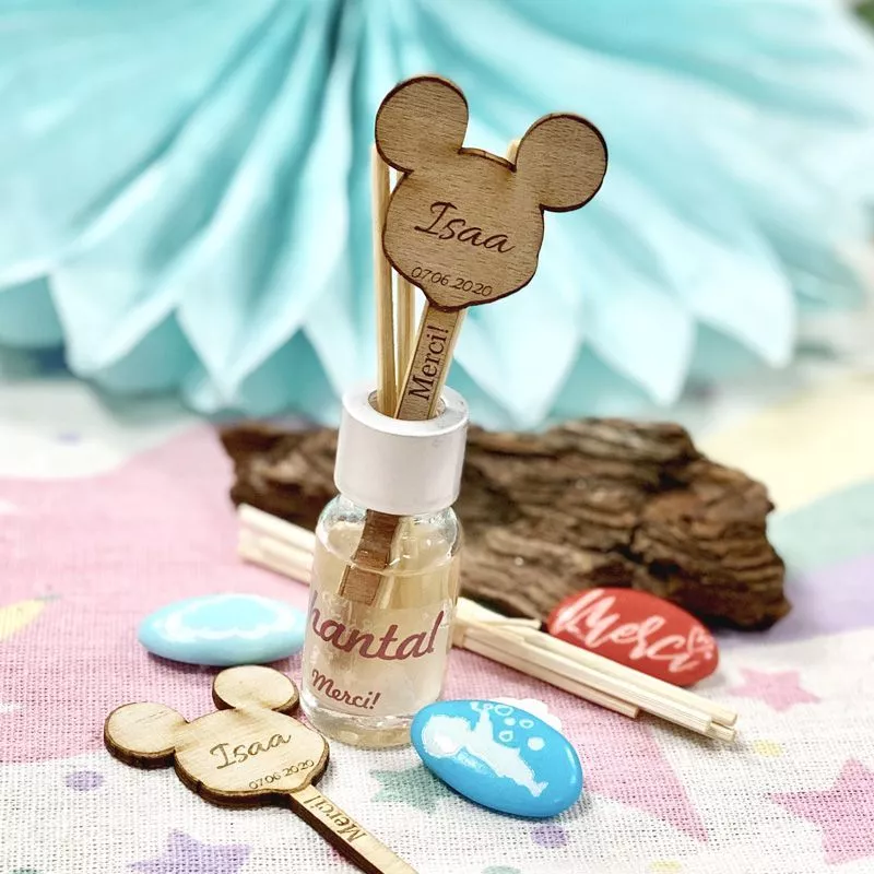 Mini Diffuseur bapteme personnalisé "diffuseur Forme Mickey" Mini Diffuseur bapteme personnalisé "diffuseur Forme Mickey"