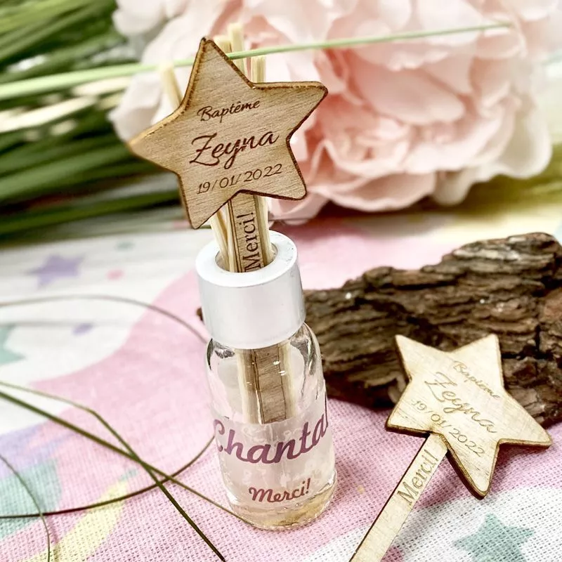 Mini Diffuseur personnalisé "Bâtonnet en Forme Etoile" Mini Diffuseur personnalisé "Bâtonnet en Forme Etoile"