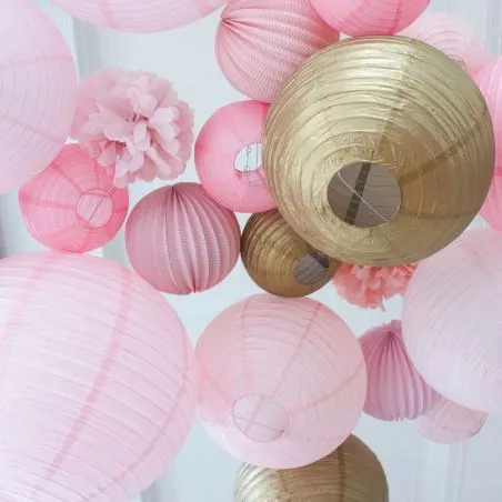 Lampion deco géant Rose Gold Ø 50cm Lampion deco géant Rose Gold Ø 50cm