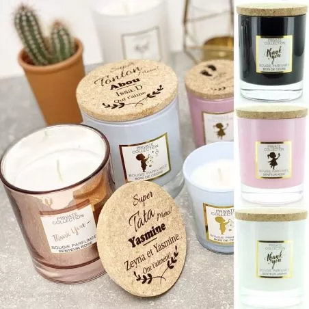 Cadeau Tonton Tata - Grosse bougie parfumée Cadeau Tonton Tata - Grosse bougie parfumée