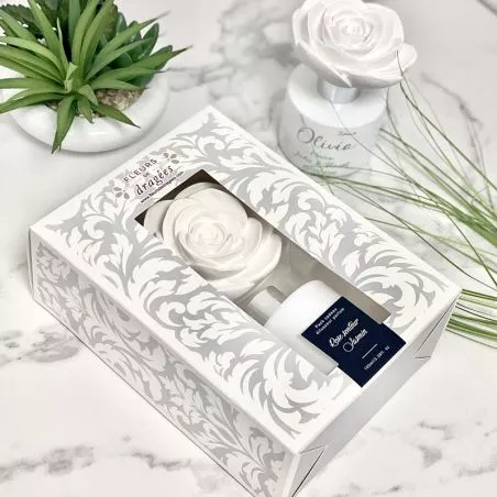 Coffret cadeau Diffuseur parfum Personnalisé - Rose Coffret cadeau Diffuseur parfum Personnalisé - Rose