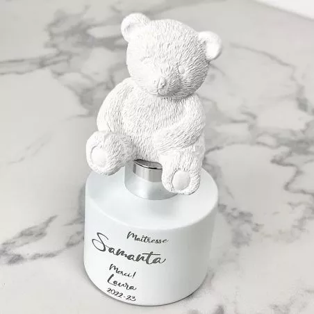 Coffret cadeau maîtresse Diffuseur parfum Personnalisé - Ourson Coffret cadeau maîtresse Diffuseur parfum Personnalisé - Ourson