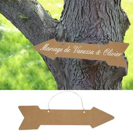 Flèche directionnelle mariage 4 Pièces Flèche directionnelle mariage 4 Pièces