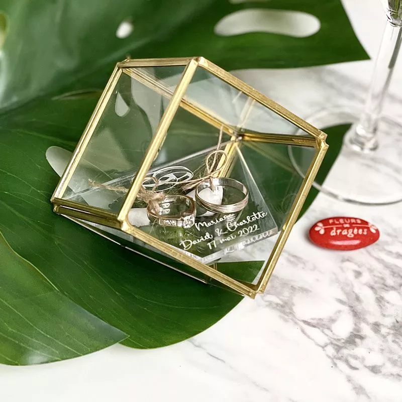 Porte alliance Terrarium personnalisé - Cube Prisme Porte alliance Terrarium personnalisé - Cube Prisme