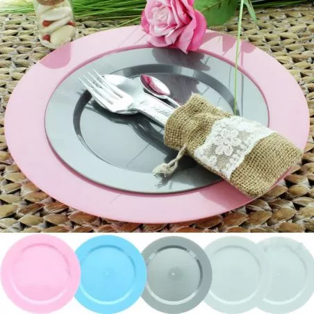 Assiette Premium reutilisable 26cm (lot 6) Assiette Premium reutilisable 26cm (lot 6)