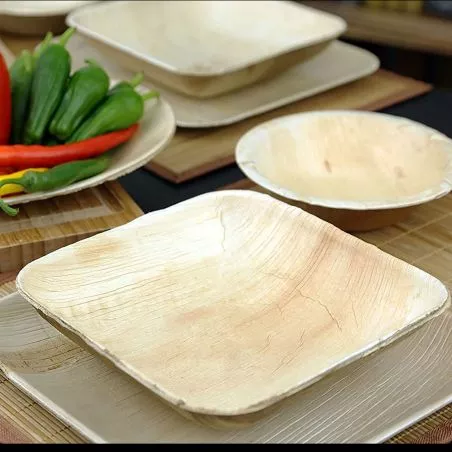 Petite Assiette Carrée biodégradable (lot de 25) Petite Assiette Carrée biodégradable (lot de 25)