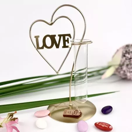Soliflore sur pied Cœur Love Soliflore sur pied Cœur Love