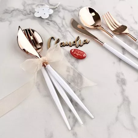 Ménagère Gourmet réutilisable 24 pièces - Rose gold Ménagère Gourmet réutilisable 24 pièces - Rose gold