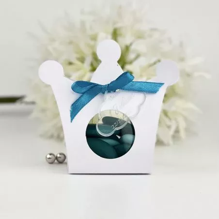 Boîte dragée couronne (lot de 6) Boîte dragée couronne (lot de 6)