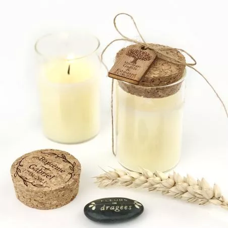 Bougie parfumée éprouvette - personnalisée Bougie parfumée éprouvette - personnalisée