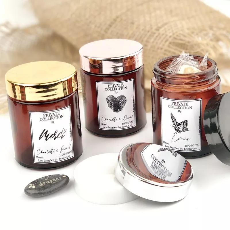 12 pot Apothicaire 80ml Personnalisée - Déstockage 12 pot Apothicaire 80ml Personnalisée - Déstockage