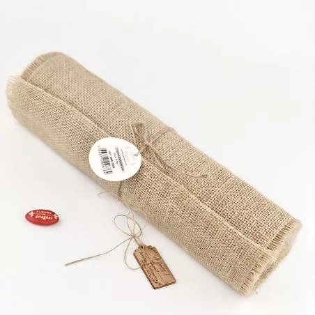 Chemin de table toile de jute Pas cher - Arrivage Chemin de table toile de jute Pas cher - Arrivage