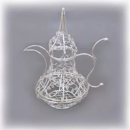 Théière à Dragées fer forgé Or ou Argent Théière à Dragées fer forgé Or ou Argent