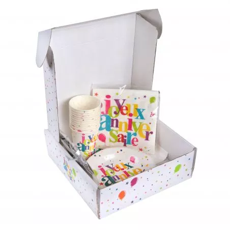 Kit déco anniversaire 10 personnes Kit déco anniversaire 10 personnes