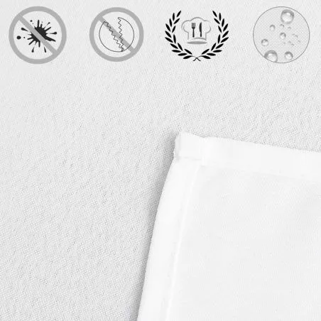Lot de 6 Serviette de table en tissu traité anti tache - 40 x 40 cm Lot de 6 Serviette de table en tissu traité anti tache - 40 x 40 cm