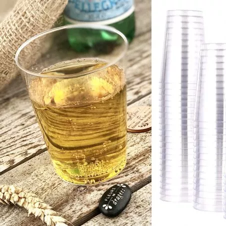 Verre plastique Cristal Réutilisable - 20 Pièces Verre plastique Cristal Réutilisable - 20 Pièces
