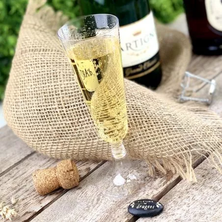 Flûte champagne plastique Réutilisable18cl (6psc) Flûte champagne plastique Réutilisable18cl (6psc)