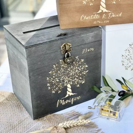 Urne anniversaire personnalisée Arbre de Vie Urne anniversaire personnalisée Arbre de Vie
