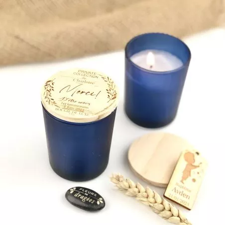 Bougies personnalisée Luxe "C.Privé"- Marine Bougies personnalisée Luxe "C.Privé"- Marine