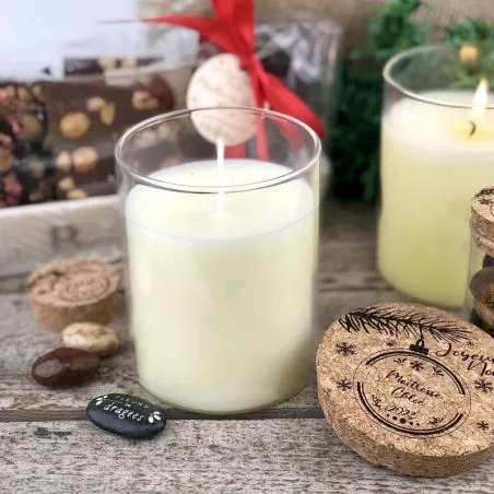 Bougie personnalisée parfumées cadeau noël - 300gr Bougie personnalisée parfumées cadeau noël - 300gr