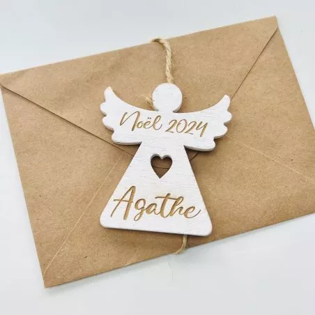Boule de noël personnalisée - Ornement Ange Boule de noël personnalisée - Ornement Ange